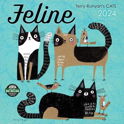 Feline 2024 Wall Calendar: Terry Runyan’s Cats
