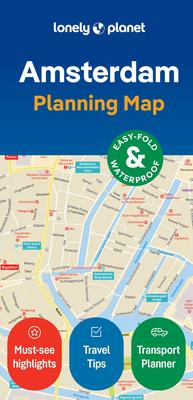 Lonely Planet Amsterdam City Map 2 2