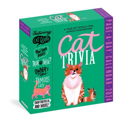 Cat Trivia Page-A-Day Calendar 2024: Cat Quotes, Paw-Some Books, True or False, Owner’s Tips, Famous Cats, Know Your Breeds, and More!