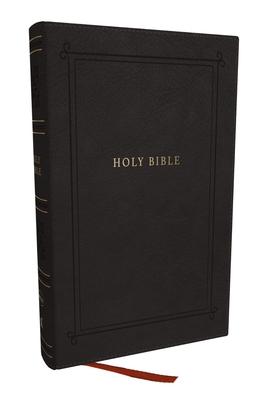 NKJV Holy Bible, Personal Size Large Print Reference Bible, Black, Leathersoft, 43,000 Cross References, Red Letter, Comfort Print: New King James Ver
