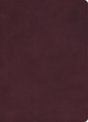 CSB Verse-By-Verse Reference Bible, Holman Handcrafted Collection, Premium Marbled Burgundy Calfskin