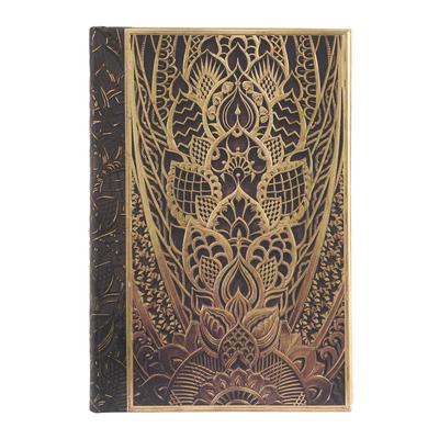 Paperblanks the Chanin Rise New York Deco Hardcover Journal Mini Lined Elastic Band Closure 176 Pg 85 GSM