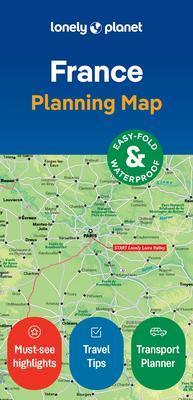 Lonely Planet France Planning Map 2