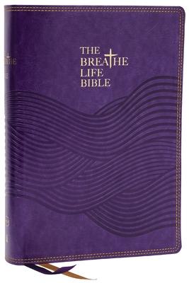 The Breathe Life Holy Bible: Faith in Action (Nkjv, Purple Leathersoft, Thumb Indexed, Red Letter, Comfort Print): Faith in Action
