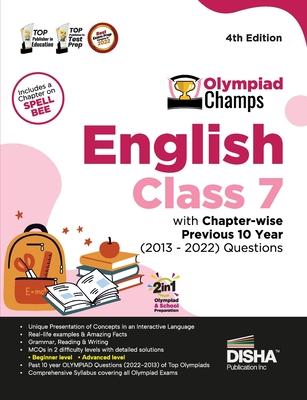 Olympiad Champs English Class 7 with Chapter-wise Previous 10 Year (2013 - 2022) Questions 4th Edition Complete Prep Guide with Theory, PYQs, Past & P