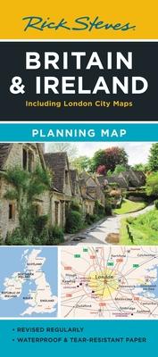 Rick Steves Britain & Ireland Planning Map: Including London City Maps