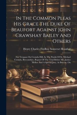 In The Common Pleas His Grace The Duke Of Beaufort Against John Crawshay Bailey And Others: For Trespass On Cwmdu Hill, In The Parish Of St. Michael C