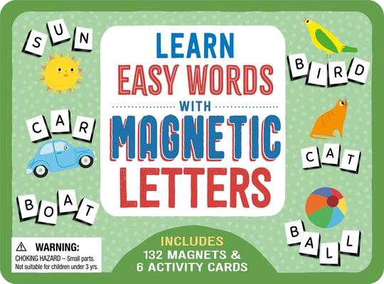 Learn Easy Words with Magnetic Letters: Includes 132 Magnets & 6 Activity Cards