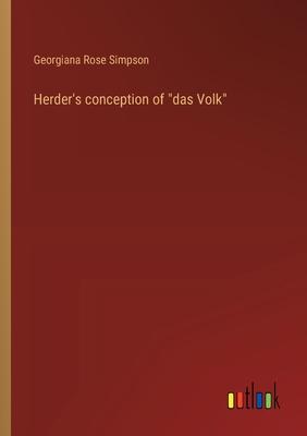Herder’s conception of das Volk