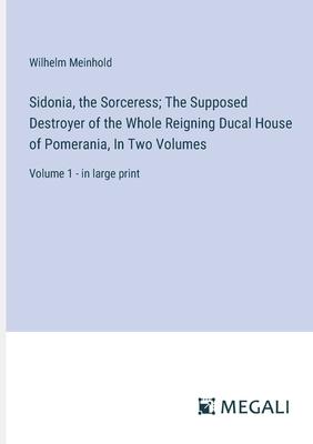 Sidonia, the Sorceress; The Supposed Destroyer of the Whole Reigning Ducal House of Pomerania, In Two Volumes: Volume 1 - in large print