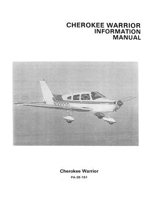 Piper PA-28-151 Cherokee Warrior 1974-76 Pilot’s Information Manual (761-563)