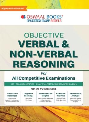 Oswaal Objective Verbal & Non-Verbal, Reasoning for all Competitive Examination, Chapter-wise & Topic-wise, A Complete Book to Master Reasoning!