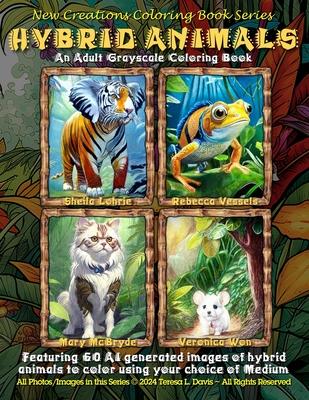 New Creations Coloring Book Series: Hybrid Animals: an adult coloring book (coloring book for grownups) featuring fun A.I. created hybrid animals to c