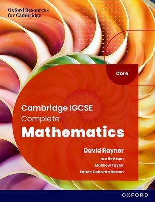 Cambridge IGCSE Complete Mathematics Core Student Book 6th E