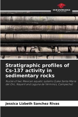 Stratigraphic profiles of Cs-137 activity in sedimentary rocks