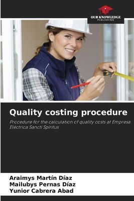 Quality costing procedure
