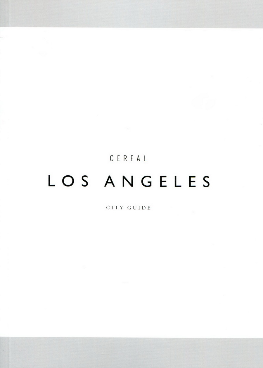 CEREAL City guide LOS ANGELES