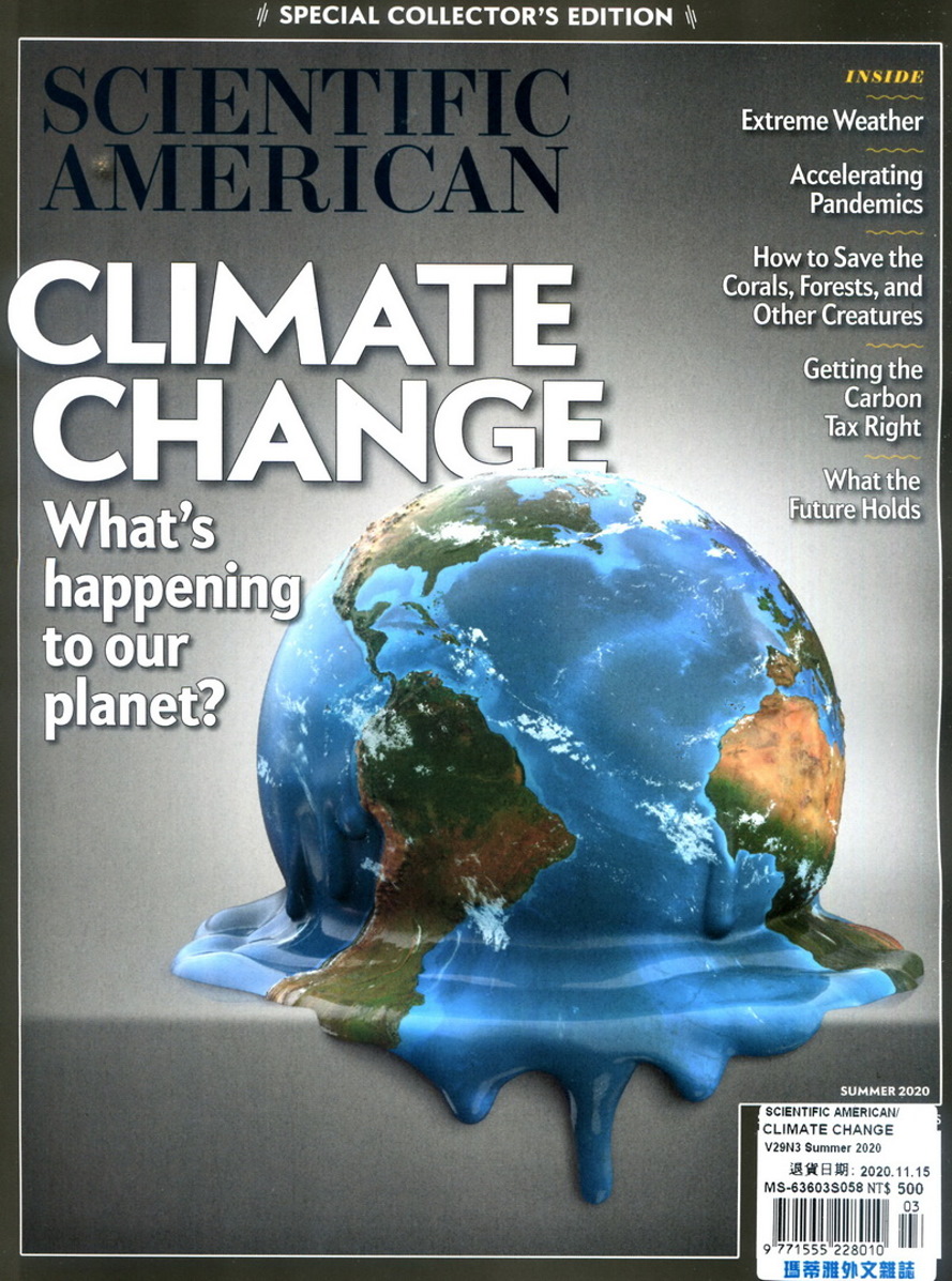 SCIENTIFIC AMERICAN spcl CLIMATE CHANGE 夏季號/2020