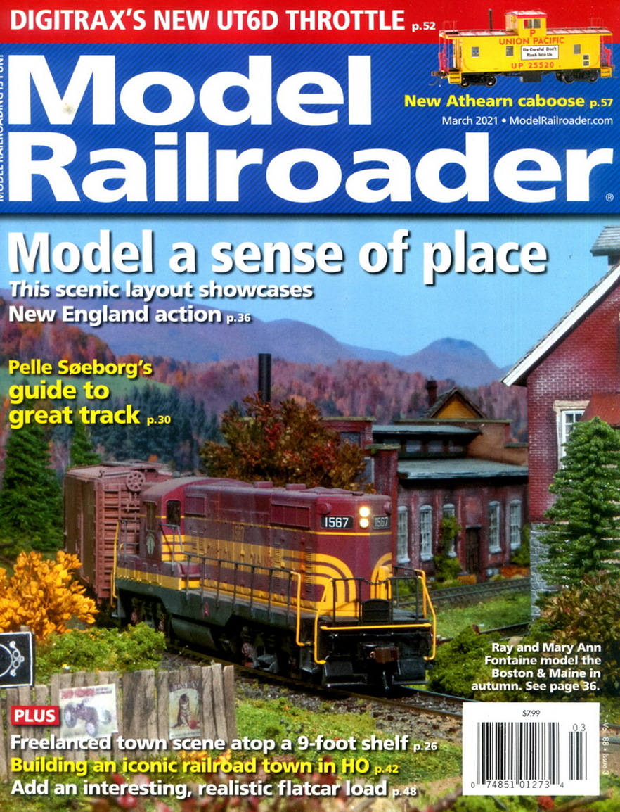 Model Railroader 3月號/2021
