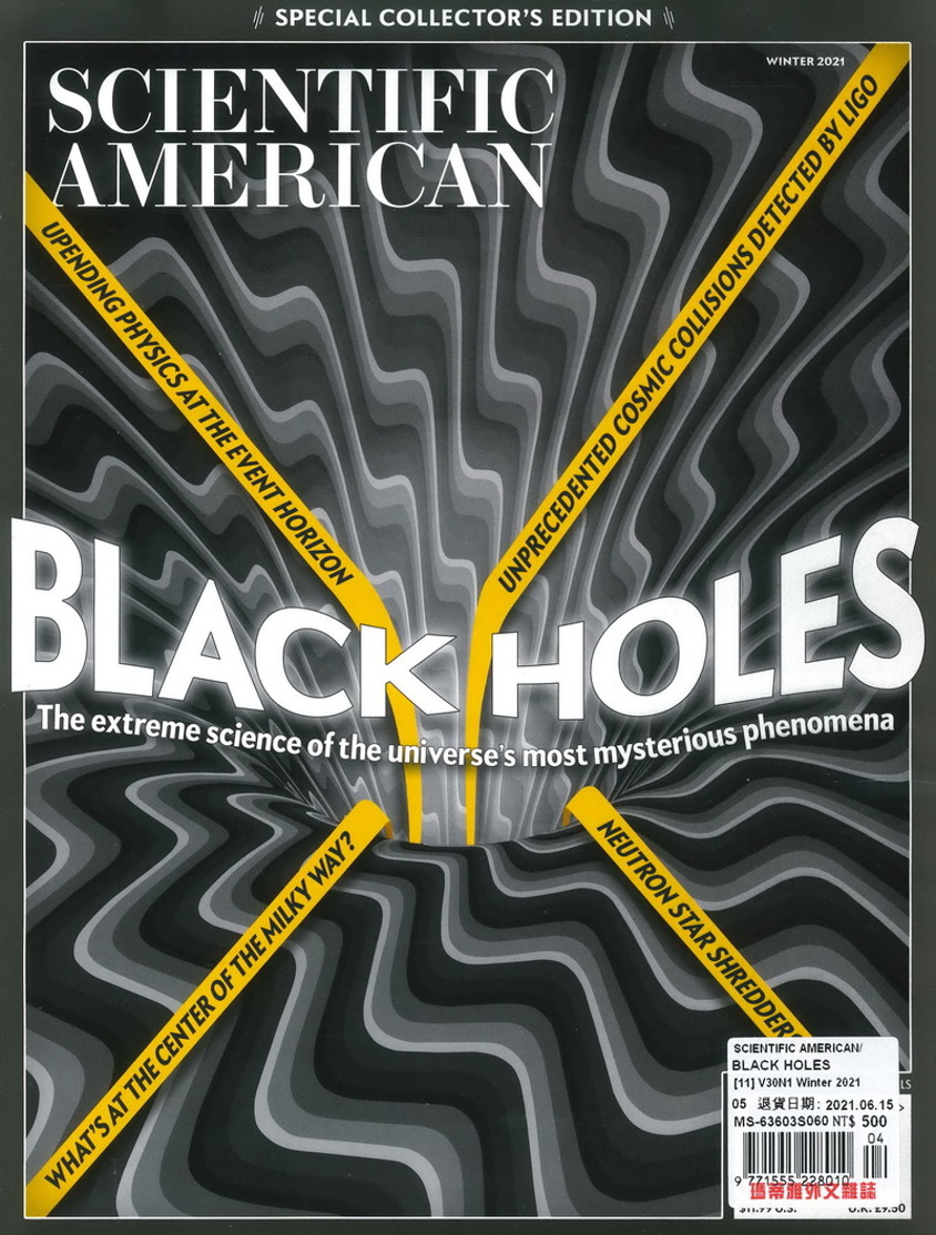 SCIENTIFIC AMERICAN spcl BLACK HOLES 冬季號/2021