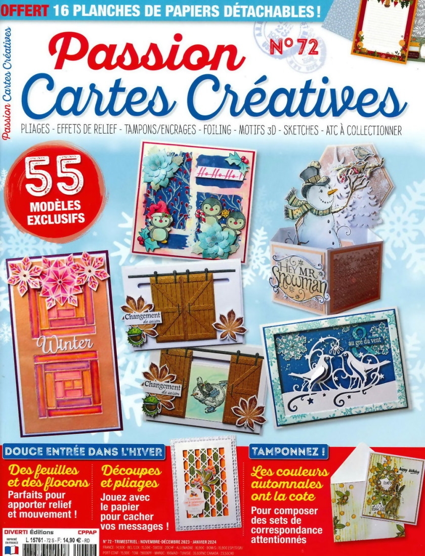 Passion Cartes Creatives 11-1月號/2023-2024