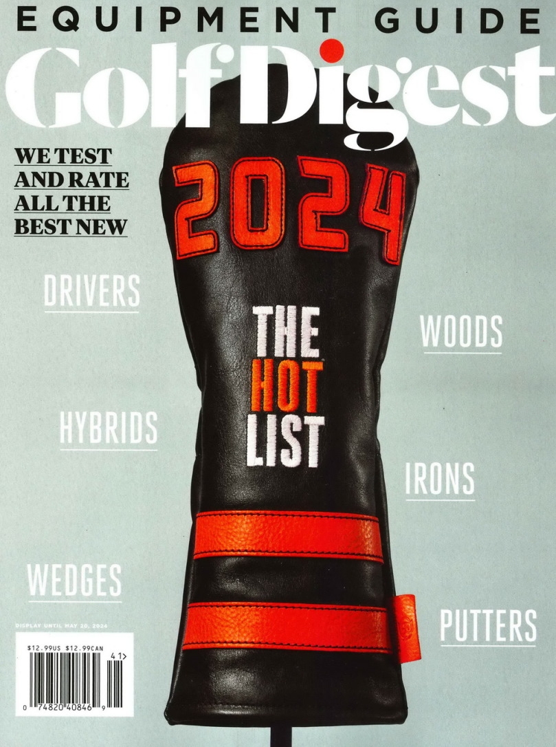 Golf Digest special THE HOT LIST 2024