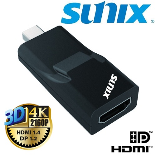 SUNIX mini DP轉HDMI轉換器－D2H23N0