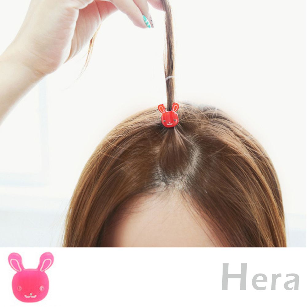 【Hera】赫拉 迷你小貓咪喵星人瀏海夾/髮扣-2入組(共3色)(粉色)