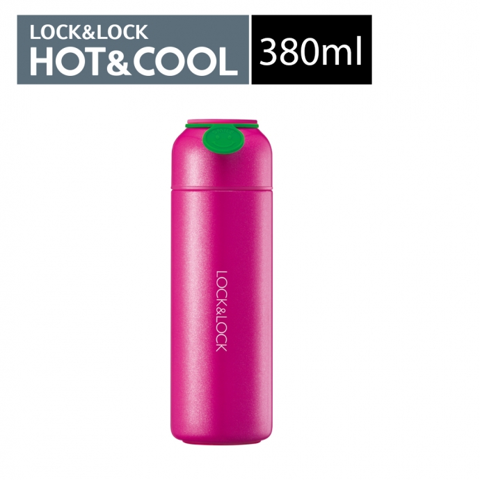 『韓國Lock&Lock』樂扣心情不銹鋼保溫杯-380ml(紫色)紫色