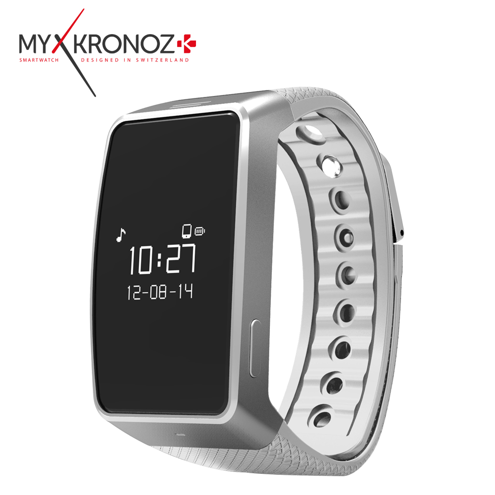 MYKRONOZ ZeWatch3 觸控防水通訊智能手錶時尚銀