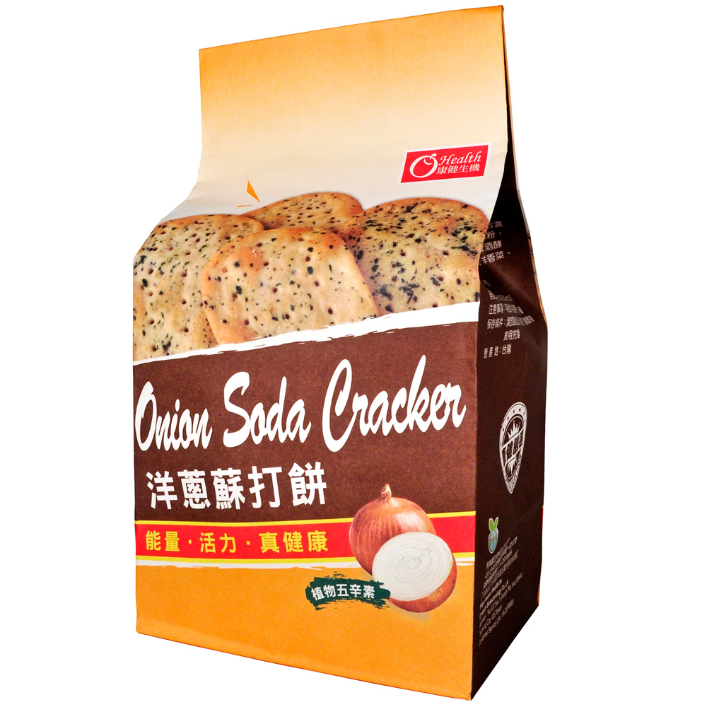 【康健生機】 洋蔥蘇打餅(24g*10包/袋)