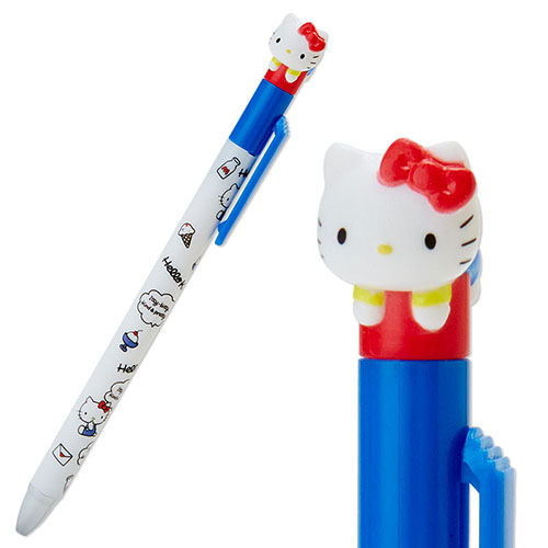 《Sanrio》HELLO KITTY可愛趴趴造型原子筆(元氣小物白)