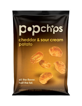 POPchips爆爆洋芋片(切達乳酪&酸奶油口味)