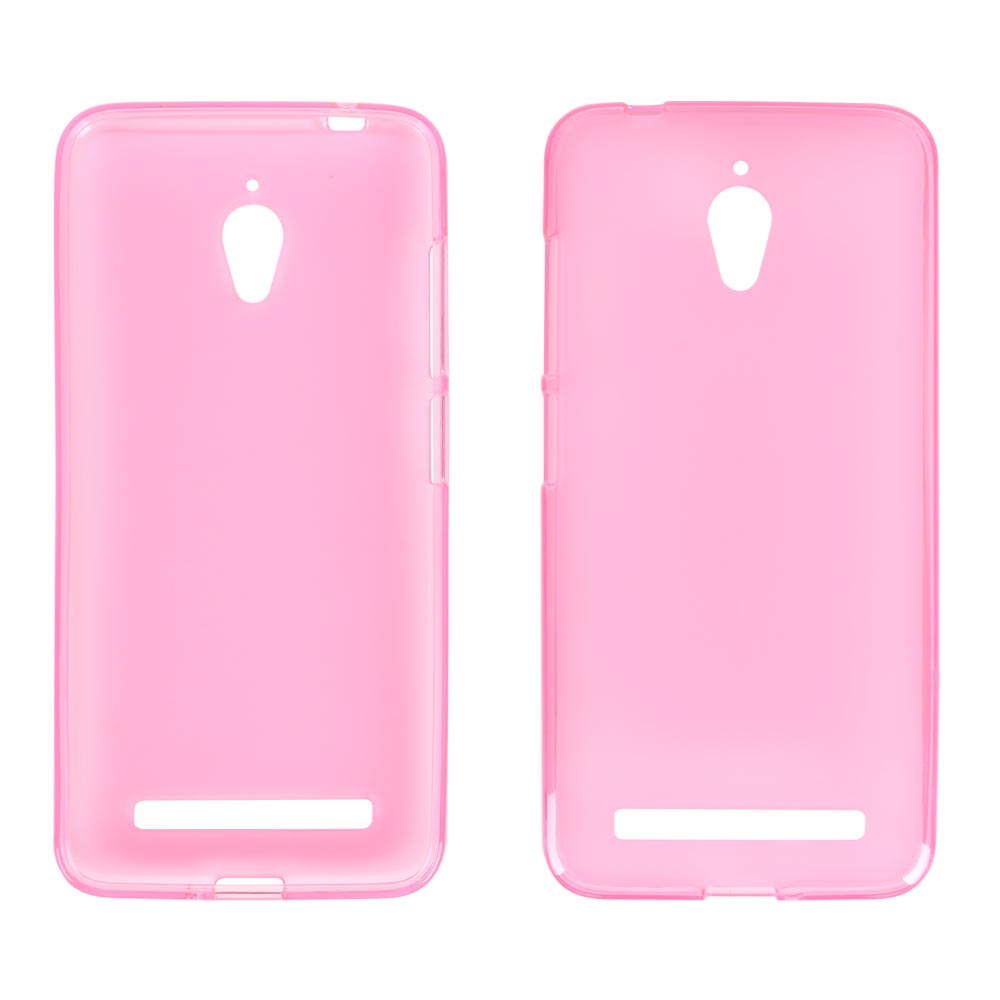 【BIEN】ASUS Zenfone Go 輕量氣質軟質手機殼 (霧粉紅)