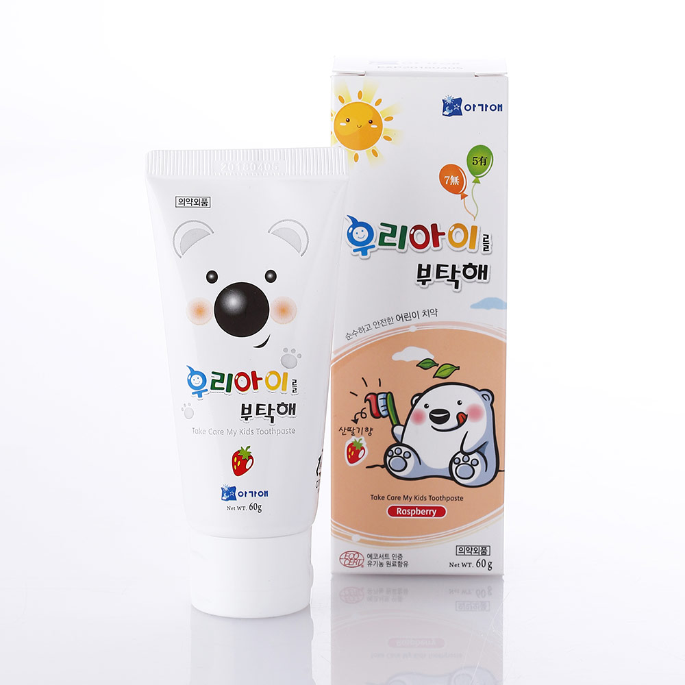韓國寶貝熊兒童牙膏-草莓60g