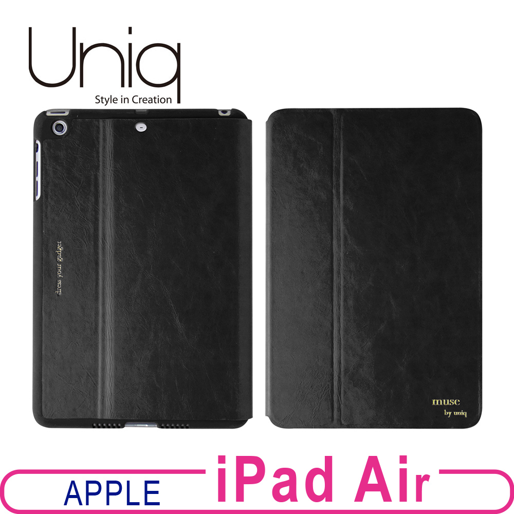 Uniq Muse系列iPad Air保護套黑