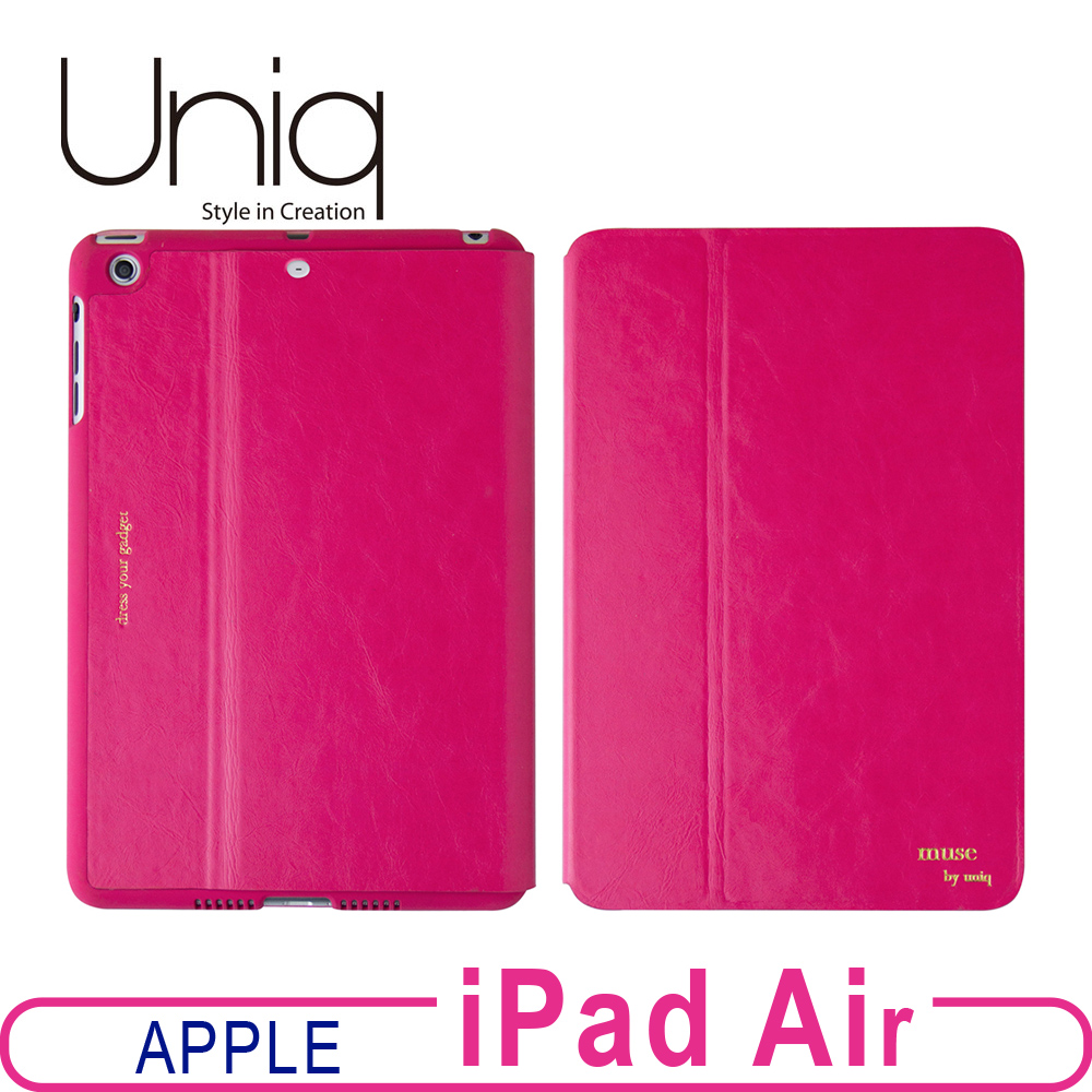 Uniq Muse系列iPad Air保護套桃