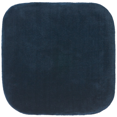 [MUJI無印良品]暖纖毛座墊套/深藍/方形深藍
