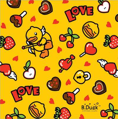 日本Pikka Pikka世界最細纖維毛孔潔淨布 /B.Duck限量聯名_愛神邱比鴨
