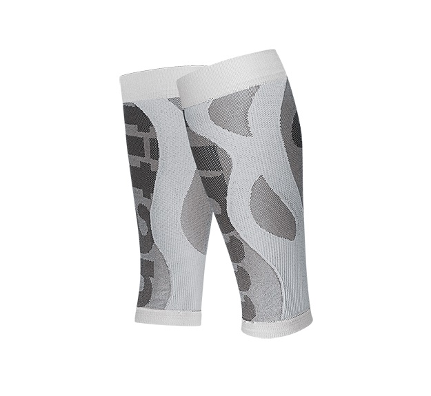 titan太肯 壓力小腿套 (男女適用、十歲以上年齡層皆適用)XL白/灰