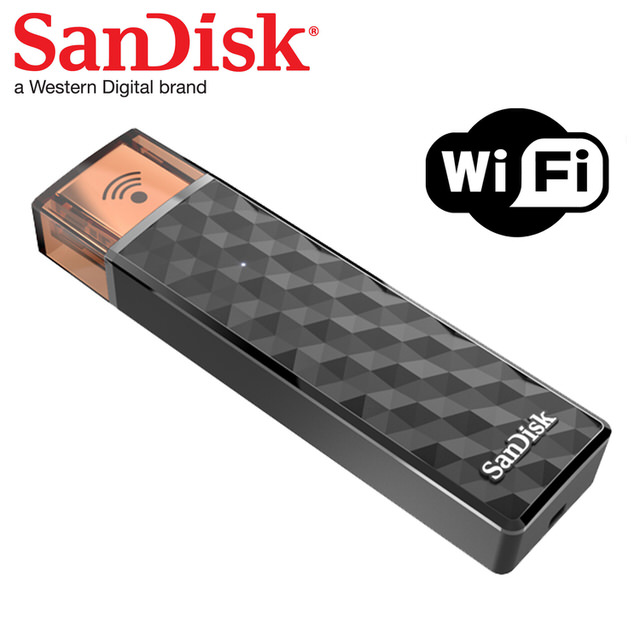 【SanDisk】WS4 Connect 64G WIFI傳輸無線分享隨身碟(公司貨)黑色
