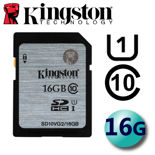 金士頓 16GB 80MB/s UHS-I SDHC 高速記憶卡