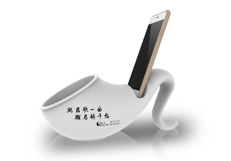 華翰文創 ZenHorn 手機陶瓷藝術揚聲器iPhone