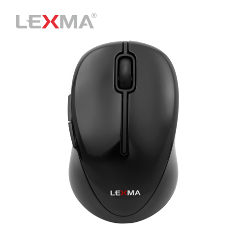 LEXMA M300R無線光學滑鼠黑色