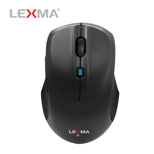 LEXMA M820R無線藍光滑鼠黑色