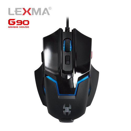 LEXMA G90有線遊戲滑鼠黑色