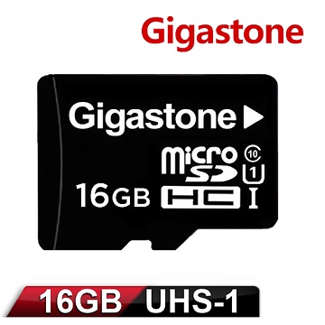 Gigastone 立達國際 16GB MicroSDXC UHS-I 高速記憶卡(附轉卡)