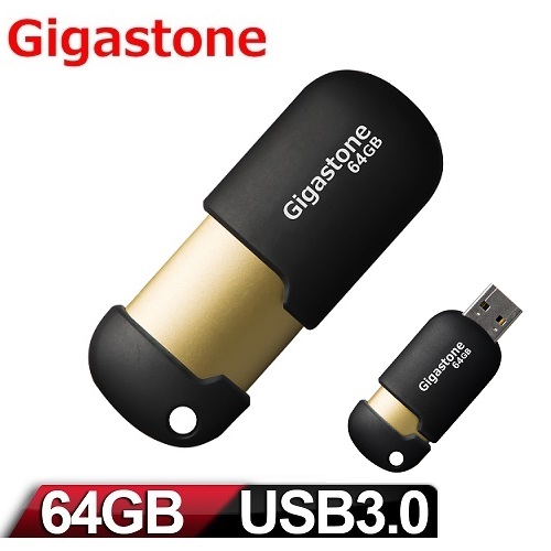 Gigastone 立達國際 U307 64GB USB3.0 膠囊隨身碟-黑/白