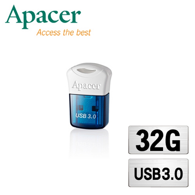 Apacer宇瞻 AH157 32GB『酩』mini隨身碟USB3.0星空藍