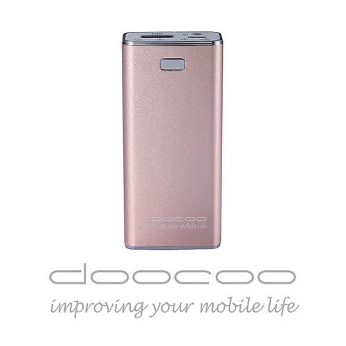 doocoo iBrick 2A 5000+ 智能快速充電行動電源玫瑰金